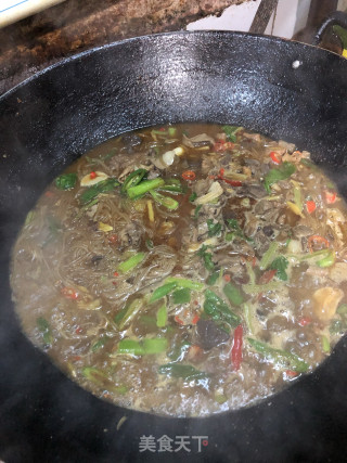 鸡杂红薯粉的做法步骤：5