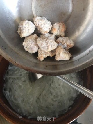 萝卜肉丸汤的做法步骤：5