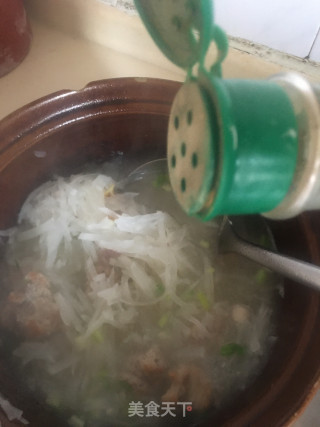 萝卜肉丸汤的做法步骤：7