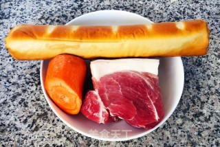 素鸡烧肉的做法步骤：1
