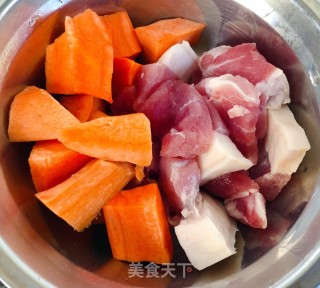 素鸡烧肉的做法步骤：3