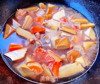 素鸡烧肉的做法步骤：7