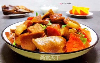 素鸡烧肉的做法步骤：12