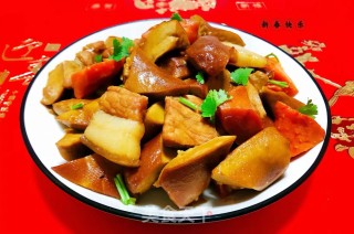 素鸡烧肉的做法步骤：13