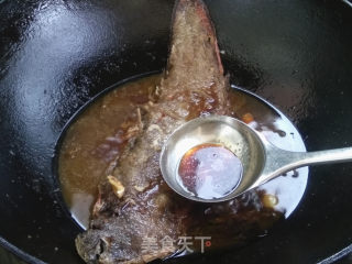 麻辣酱炖比目鱼的做法步骤：7