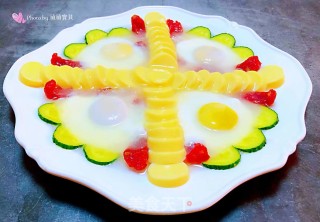 日本豆腐腊肠蒸蛋#早春美味#的做法步骤：10
