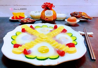 日本豆腐腊肠蒸蛋#早春美味#的做法步骤：15