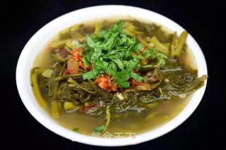 酸扒菜的做法步骤：1