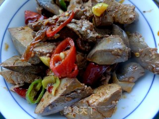 “香辣菜”香辣鸡肝的做法步骤：8