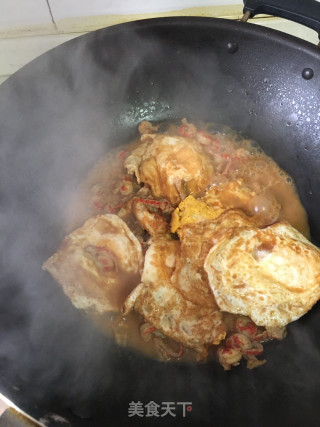 荷包蛋烧龙虾仁的做法步骤：8