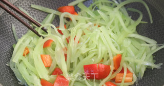 炝炒莴笋藜麦饭的做法步骤：9