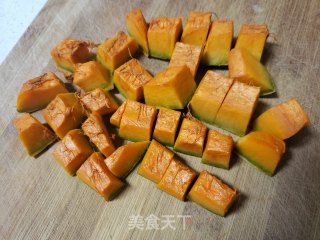南瓜米糊的做法步骤：2