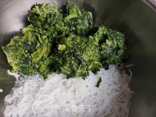 玉米面野菜鸡蛋蒸饺的做法步骤：5