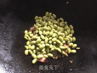 茭白酱焖毛豆仁的做法步骤：8