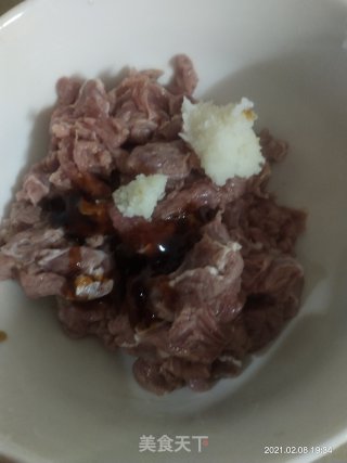 白萝卜炒牛肉的做法步骤：7