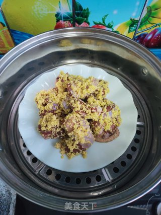 小米蒸鸡块的做法步骤：8