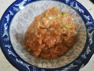 香菇酿肉的做法步骤：3