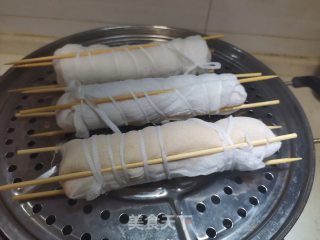 蛋卷肉的做法步骤：16