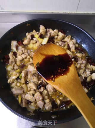 辣炒鸡肉的做法步骤：6
