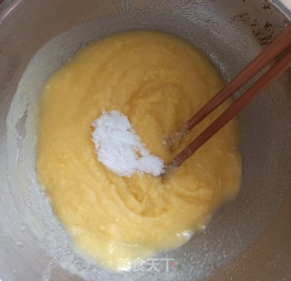 玉米豆沙夹心碗糕的做法步骤：1