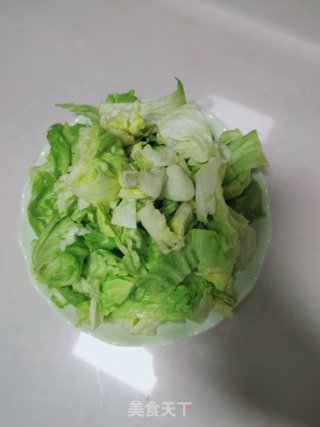 猪油炒生菜的做法步骤：1