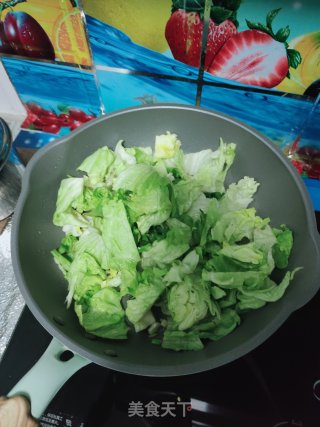 猪油炒生菜的做法步骤：5