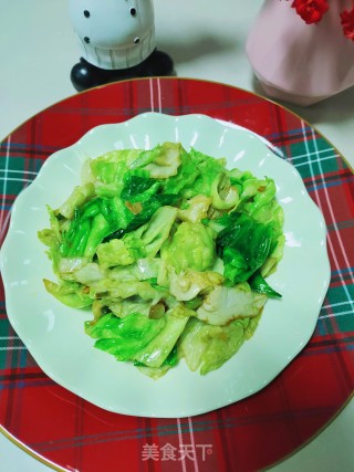 猪油炒生菜的做法步骤：9