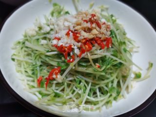 凉拌龙须苗的做法步骤：6