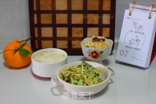 韭菜鸡蛋早餐饼的做法步骤：8