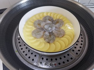 蒸蒸日上～虾仁蒸蛋的做法步骤：8