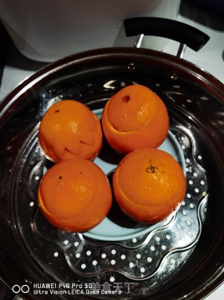 情人节的家常甜品&香橙蒸蛋的做法步骤：14