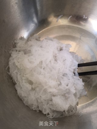 炸素丸子的做法步骤：2