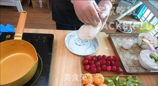 水果奶油大福，入口冰爽又软糯，新年小甜品，好吃到爆！的做法步骤：8