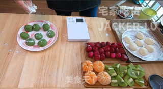 水果奶油大福，入口冰爽又软糯，新年小甜品，好吃到爆！的做法步骤：12