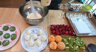 水果奶油大福，入口冰爽又软糯，新年小甜品，好吃到爆！的做法步骤：13