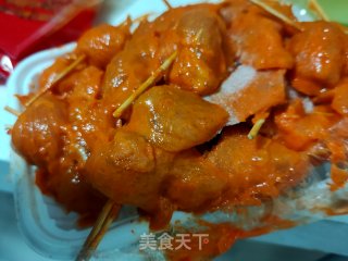 牙签肉的做法步骤：1