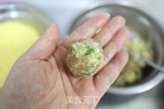 小米黄金肉丸的做法步骤：6