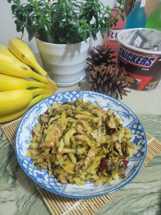 瘦肉炒酸菜的做法步骤：8