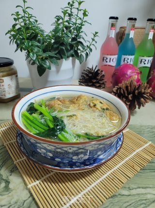 豆腐萝卜丸子煮米粉的做法步骤：9