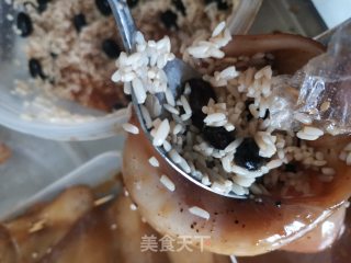 鱿鱼黑豆糯米饭的做法步骤：10
