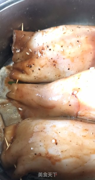 鱿鱼黑豆糯米饭的做法步骤：11