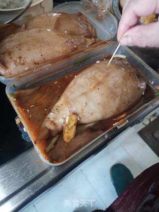 鱿鱼黑豆糯米饭的做法步骤：12