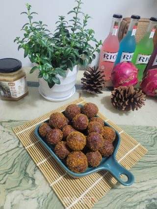 香酥紫薯球的做法步骤：9