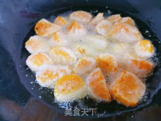 雪花红薯的做法步骤：9