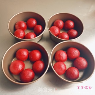 小红花面包的做法步骤：7