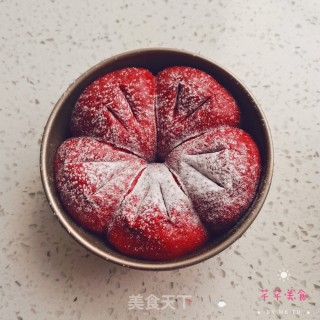 小红花面包的做法步骤：9
