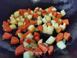 咖喱牛肉焗饭的做法步骤：4
