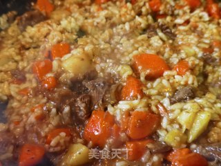 咖喱牛肉焗饭的做法步骤：8