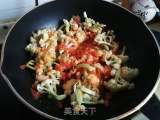 茄汁松花菜的做法步骤：5