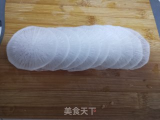萝卜枚瑰花—蘸酱菜的做法步骤：2